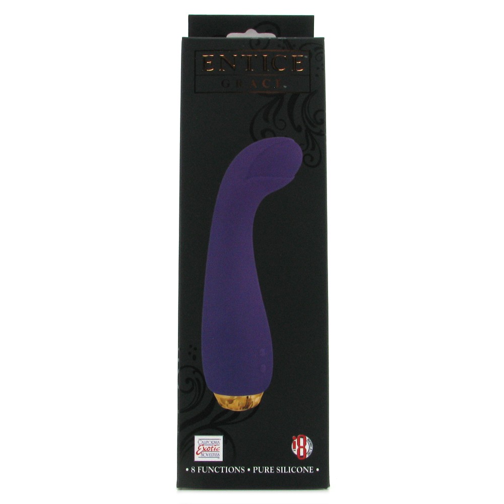 Entice Grace 8 Function Silicone Vibe in Purple